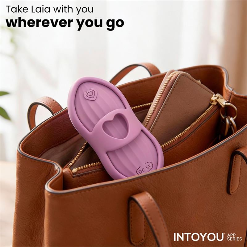 INTOYOU APP SERIES - LAIA HEATED FINGER VIBRATOR WITH APP LAVENDER
