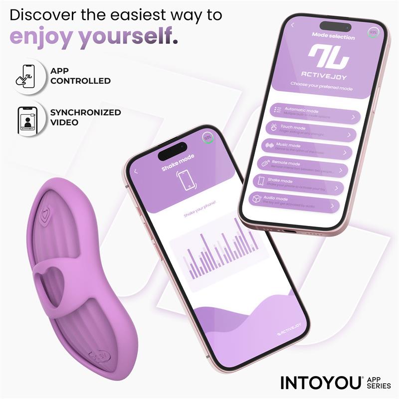 INTOYOU APP SERIES - LAIA HEATED FINGER VIBRATOR WITH APP LAVENDER