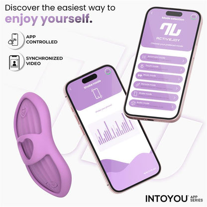 INTOYOU APP SERIES - LAIA HEATED FINGER VIBRATOR WITH APP LAVENDER