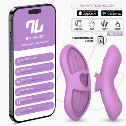 INTOYOU APP SERIES - LAIA HEATED FINGER VIBRATOR WITH APP LAVENDER