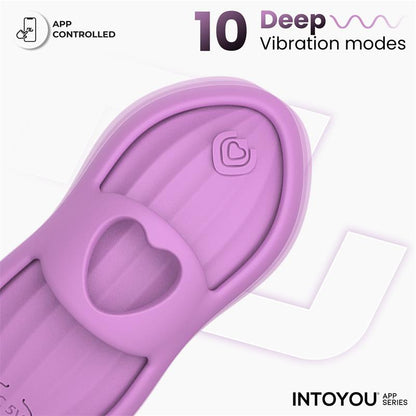 INTOYOU APP SERIES - LAIA HEATED FINGER VIBRATOR WITH APP LAVENDER