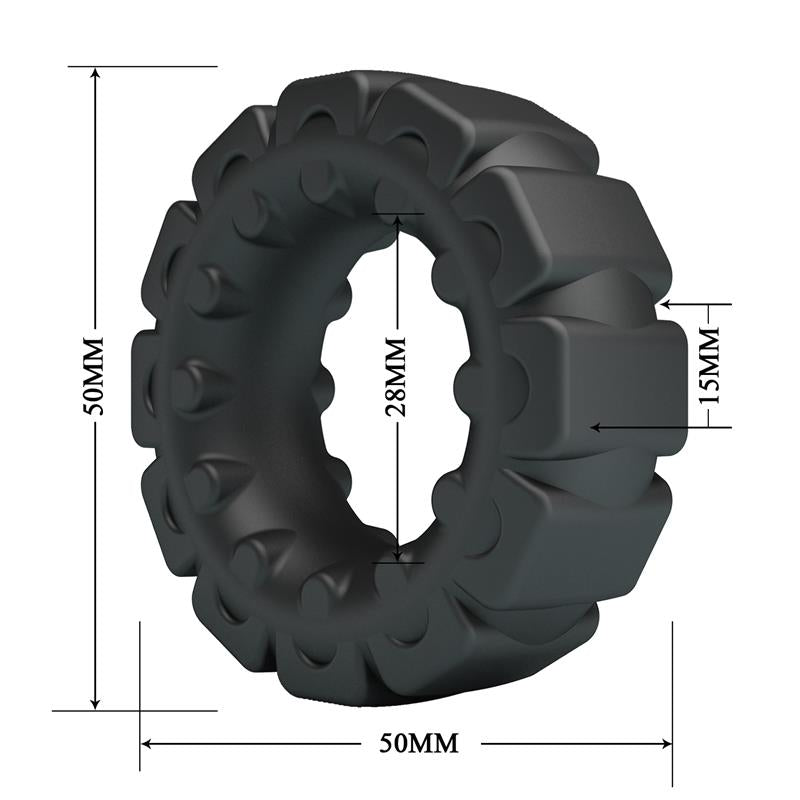 CRAZY BULL - LAIDEN COCK RING SILICONE MOD 5