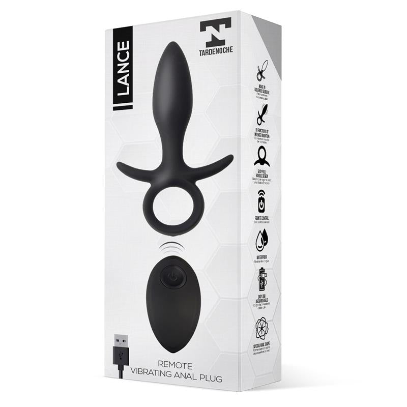 TARDENOCHE - LANCE ANAL PLUG REMOTE CONTROL LIQUIFIED SILICONE USB