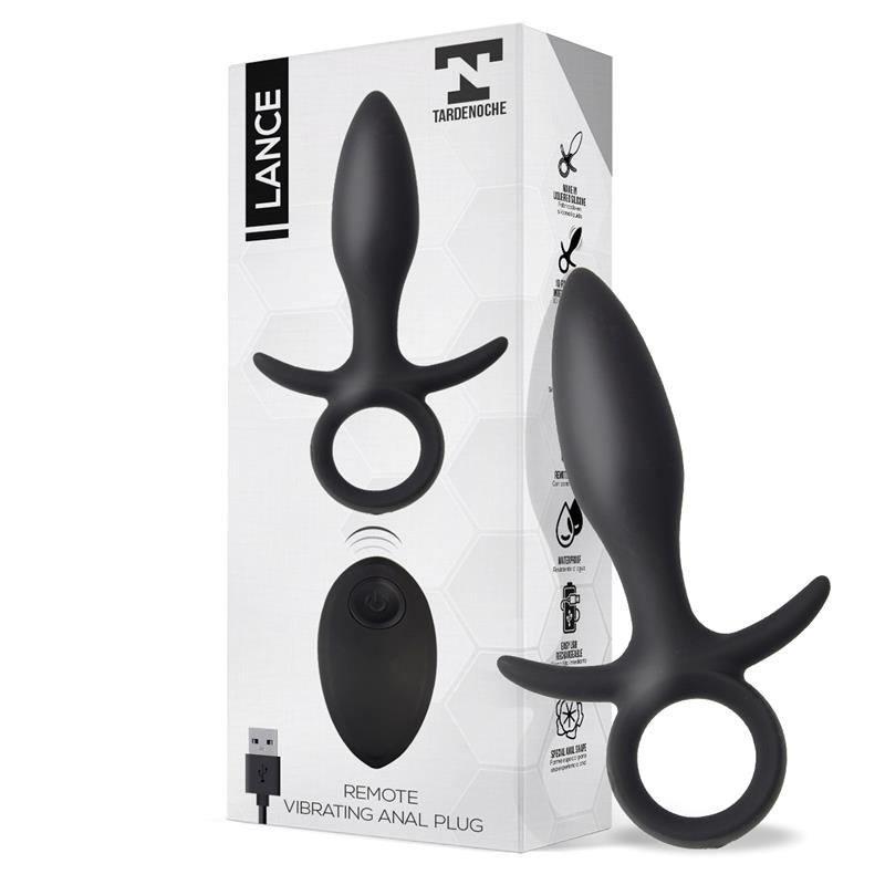 TARDENOCHE - LANCE ANAL PLUG REMOTE CONTROL LIQUIFIED SILICONE USB