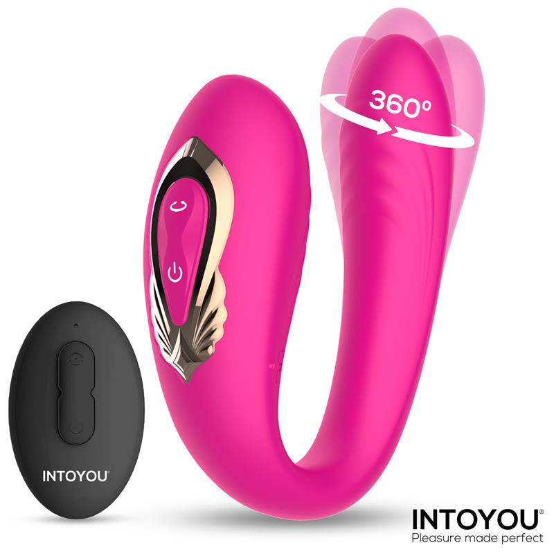 INTOYOU - LANTY COUPLES TOY WITH 360º OSCILLATION AND REMOTE CONTROL