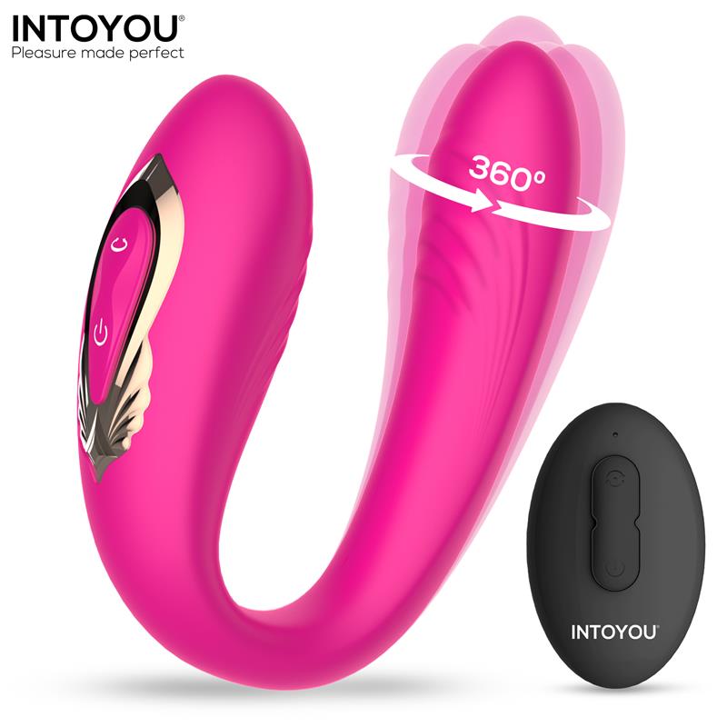 INTOYOU - LANTY COUPLES TOY WITH 360º OSCILLATION AND REMOTE CONTROL