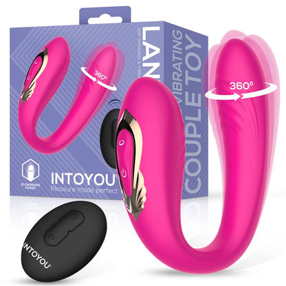 INTOYOU - LANTY COUPLES TOY WITH 360º OSCILLATION AND REMOTE CONTROL