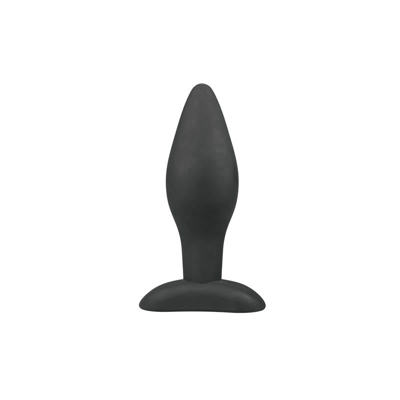 EASYTOYS - LARGE BLACK SILICONE BUTTPLUG