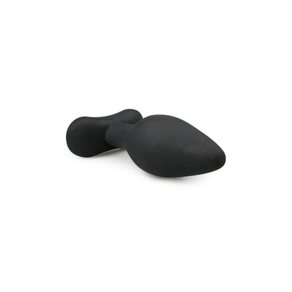 EASYTOYS - LARGE BLACK SILICONE BUTTPLUG