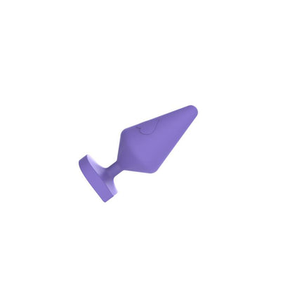 CHISA - LARGE LUV HEART PLUG PURPLE SILICONE