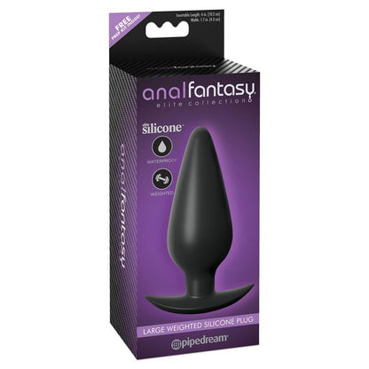 ANAL FANTASY ELITE - LARGE WEIGHTED PLUG BLACK