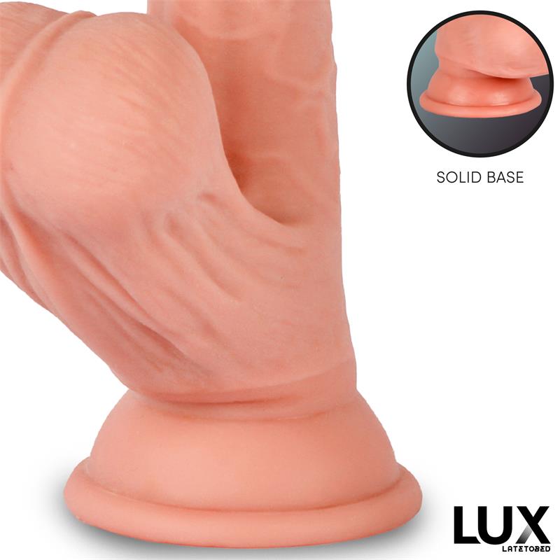 LUX - LARS TRIPLE DENSITY DILDO WITH SWINGING BALLS 7.6