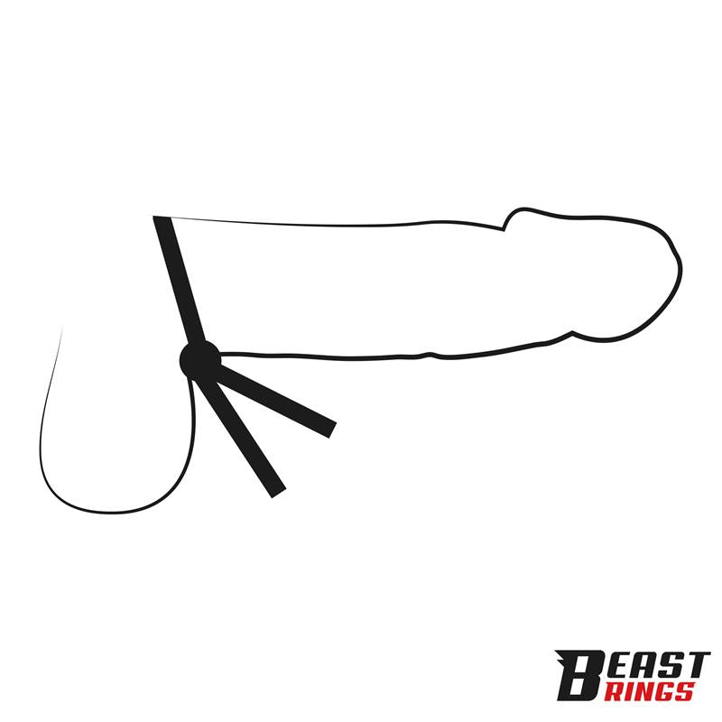 BEAST RINGS - LASSO ADJUSTABLE SILICONE COCK RING