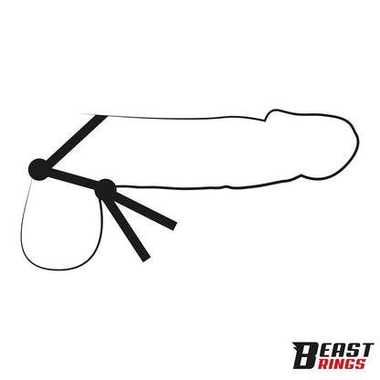 BEAST RINGS - LASSO ADJUSTABLE SILICONE COCK RING