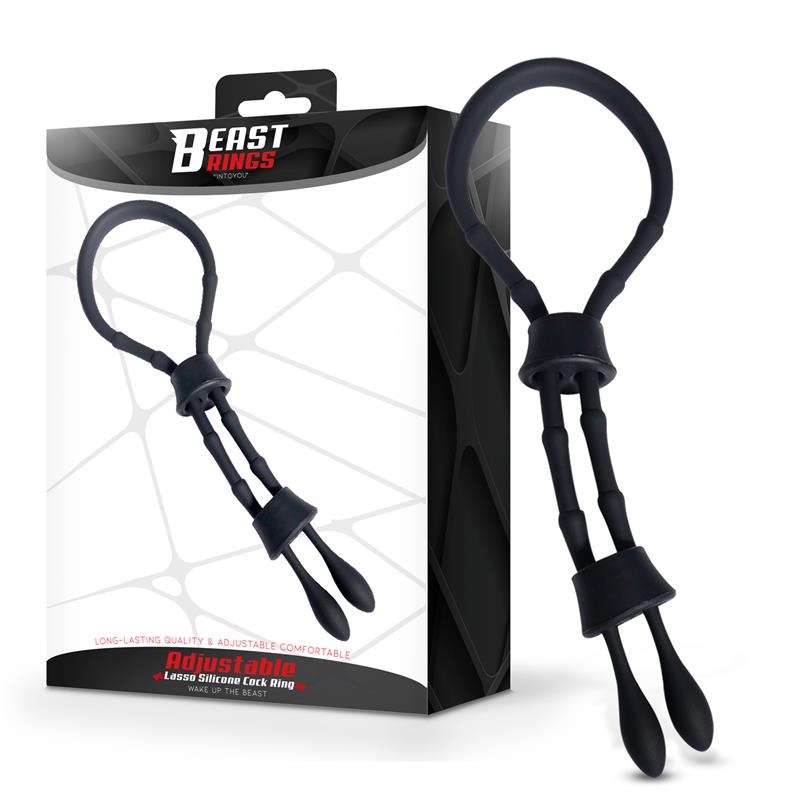 BEAST RINGS - LASSO ADJUSTABLE SILICONE COCK RING