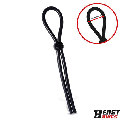 BEAST RINGS - LASSO ADJUSTABLE SILICONE COCK RING