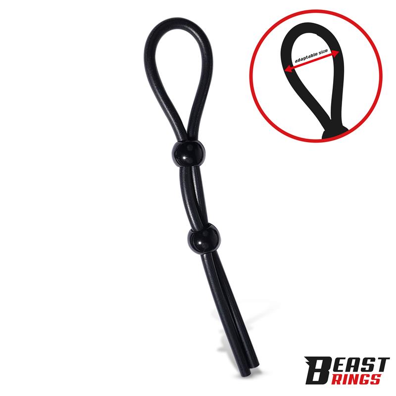 BEAST RINGS - LASSO ADJUSTABLE SILICONE COCK RING