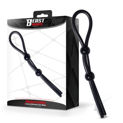 BEAST RINGS - ANILLO PARA PENE AJUSTABLE DE SILICONA TIPO LASSO