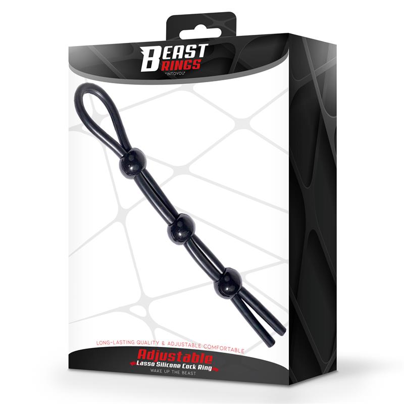 BEAST RINGS - LASSO ADJUSTABLE SILICONE COCK RING