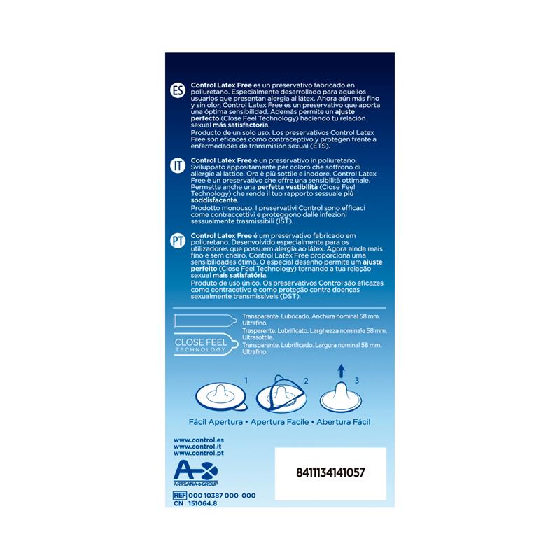 CONTROL - LATEX FREE 5 UDS