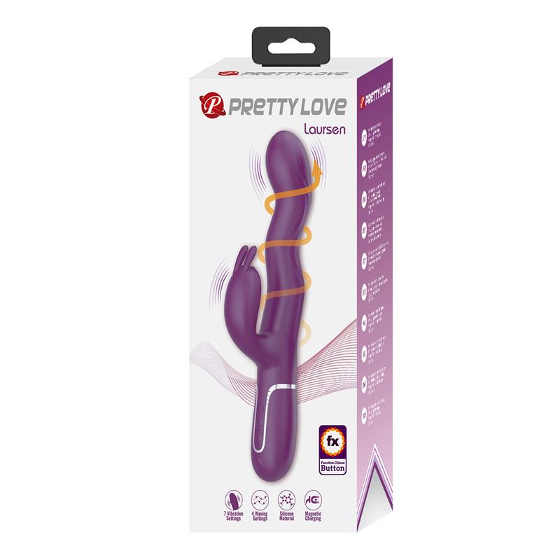 PRETTYLOVE - LAURSEN VIBRATOR WITH WAVING MODES