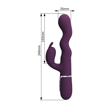 PRETTYLOVE - LAURSEN VIBRATOR WITH WAVING MODES