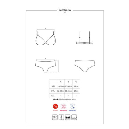OBSESSIVE - LEATHERIA 2 PIECES SET