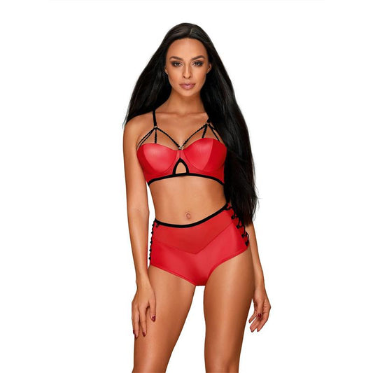 OBSESSIVE - ENSEMBLE 2 PIÈCES LEATHERIA S/M