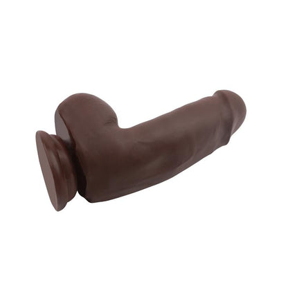 CHISA - LECHER DUAL-DENSITY DILDO BROWN 18CM