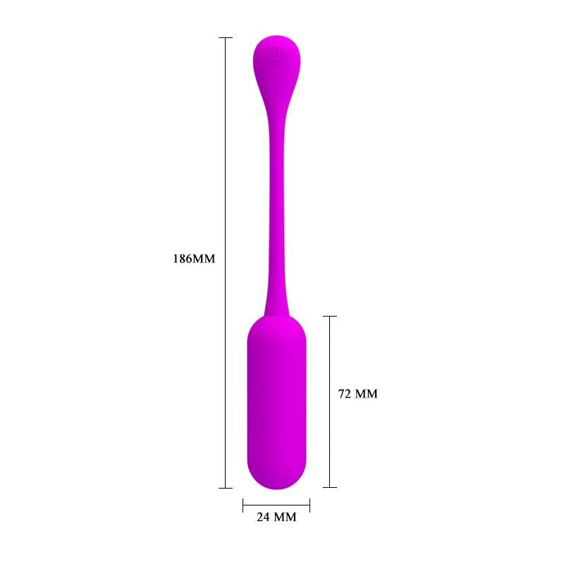 PRETTYLOVE - LECHIES VIBRATING EGG WITH REMOTE CONTROL USB