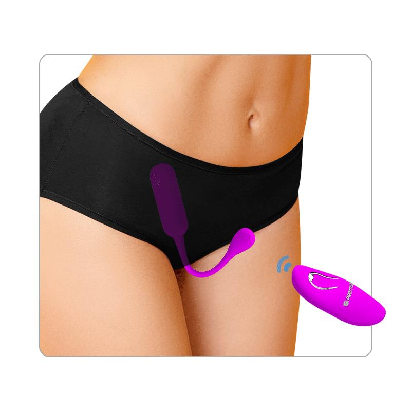 PRETTYLOVE - LECHIES VIBRATING EGG WITH REMOTE CONTROL USB