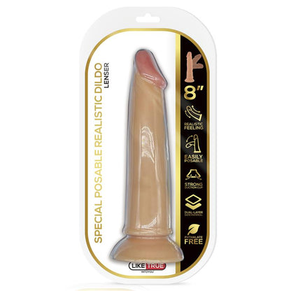 LIKETRUE - LENSER ARTICULABLE-POSABLE REALISTIC DILDO 8 FLESH