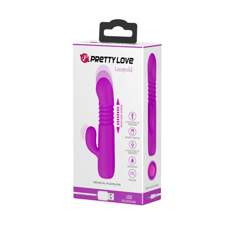 PRETTYLOVE - LEOPOLD THRUSTING VIBE USB SILICONE