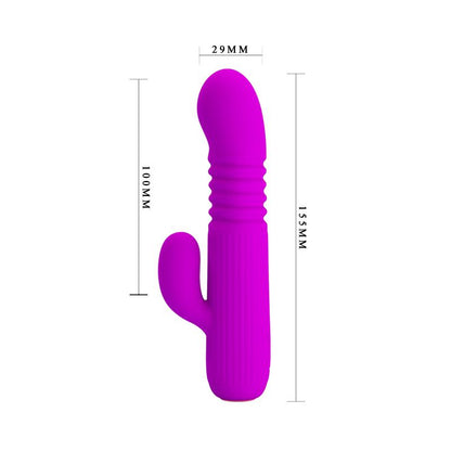PRETTY LOVE - LEOPOLD THRUSTING VIBE USB SILICONE