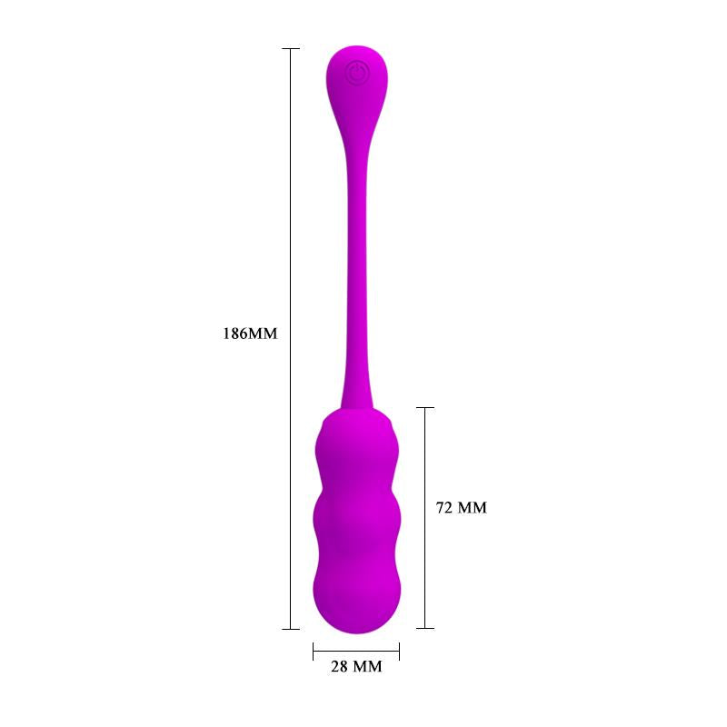 PRETTYLOVE - LESHY VIBRATING EGG WITH REMOTE CONTROL USB