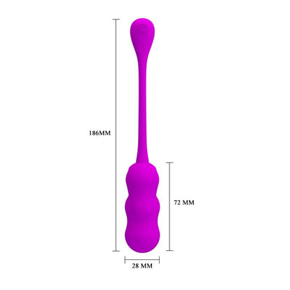 PRETTYLOVE - LESHY VIBRATING EGG WITH REMOTE CONTROL USB