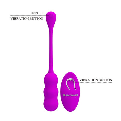 PRETTYLOVE - LESHY VIBRATING EGG WITH REMOTE CONTROL USB