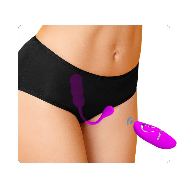 PRETTYLOVE - LESHY VIBRATING EGG WITH REMOTE CONTROL USB