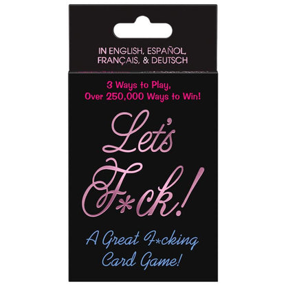 KHEPER GAMES - LETS FUCK CARD GAME (EN ES DE FR)