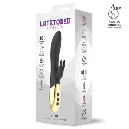LATETOBED - LEUMS RABBIT VIBE  WITH WARMING FUNCTIO G SPOT MAGNETIC USB