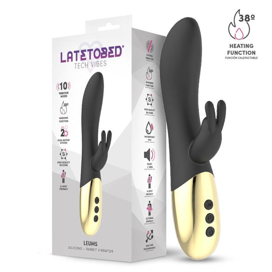 LATETOBED - LEUMS RABBIT VIBE  WITH WARMING FUNCTIO G SPOT MAGNETIC USB