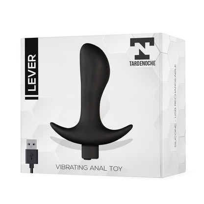 TARDENOCHE - LEVER ANAL PLUG WITH VIBRATION USB SILICONE