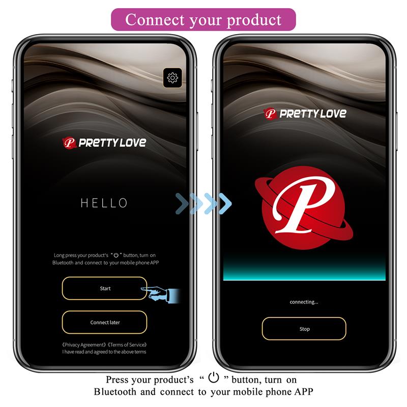 PRETTYLOVE - LEVIATHAN VIBRATING EGG WITH APP