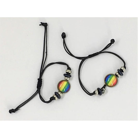 DIVERTY SEX - LGBT+ PRIDE ADJUSTABLE BRACELET WITH CIRCLE