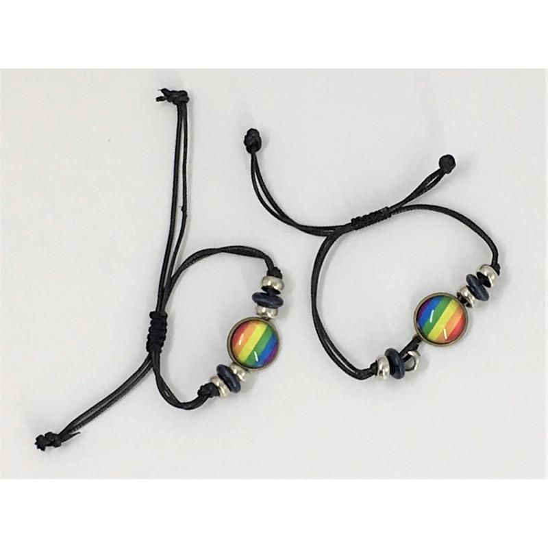 DIVERTY SEX - LGBT+ PRIDE ADJUSTABLE BRACELET WITH CIRCLE