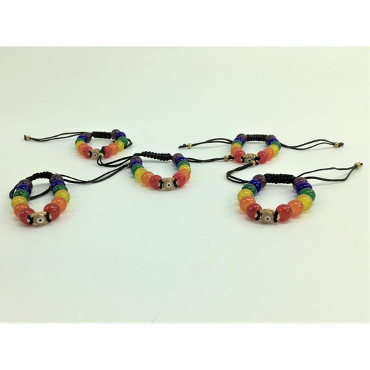 DIVERTY SEX - LGBT+ PRIDE AND TURQUISH EYE BRACELET