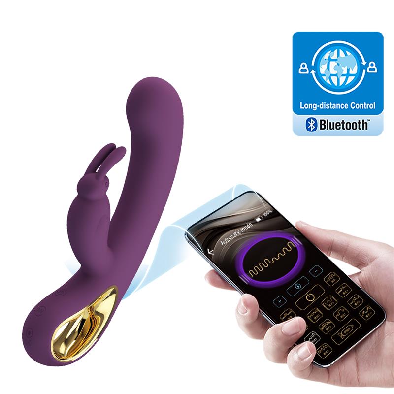 PRETTYLOVE - LIAM G-SPOT VIBRATOR SILICONE WITH APP PURPLE