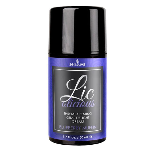 SENSUVA - LIC-O-LICIUS DESENSITIZING THROAT CREAM BLUEBERRY MUFFIN 50 ML