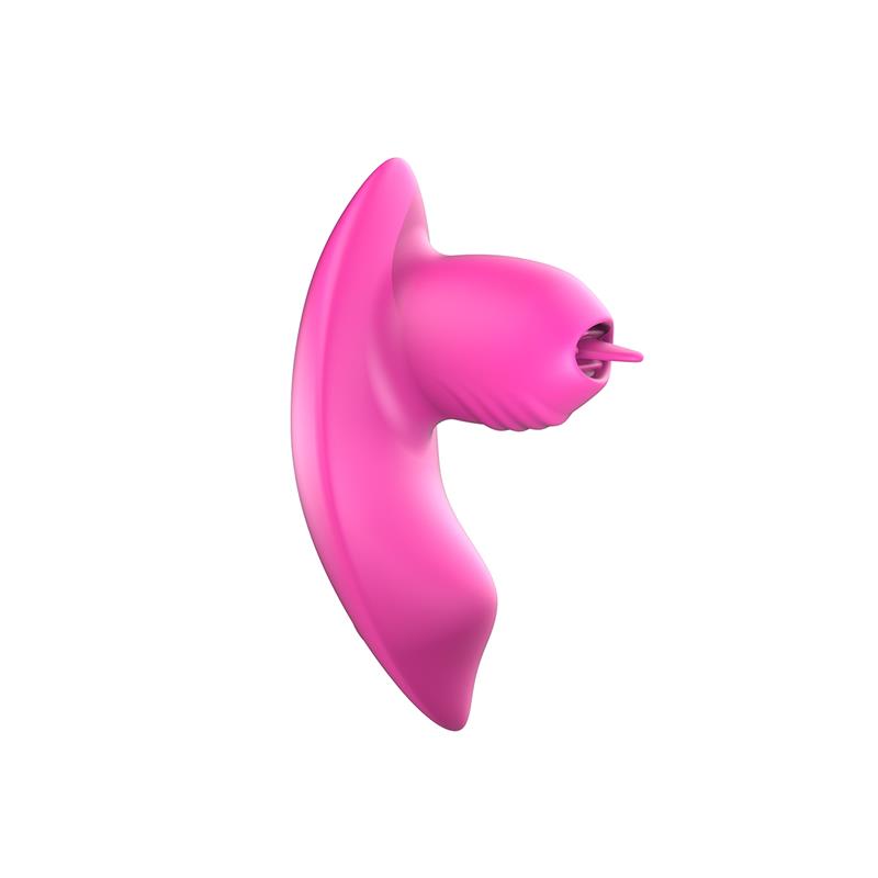 CHISA - LICKER STRAP-ON VIBE WITH TONGUE