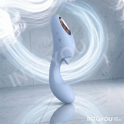 INTOYOU APP SERIES - LICKY LICKING TONGUE VIBRATOR WITH APP